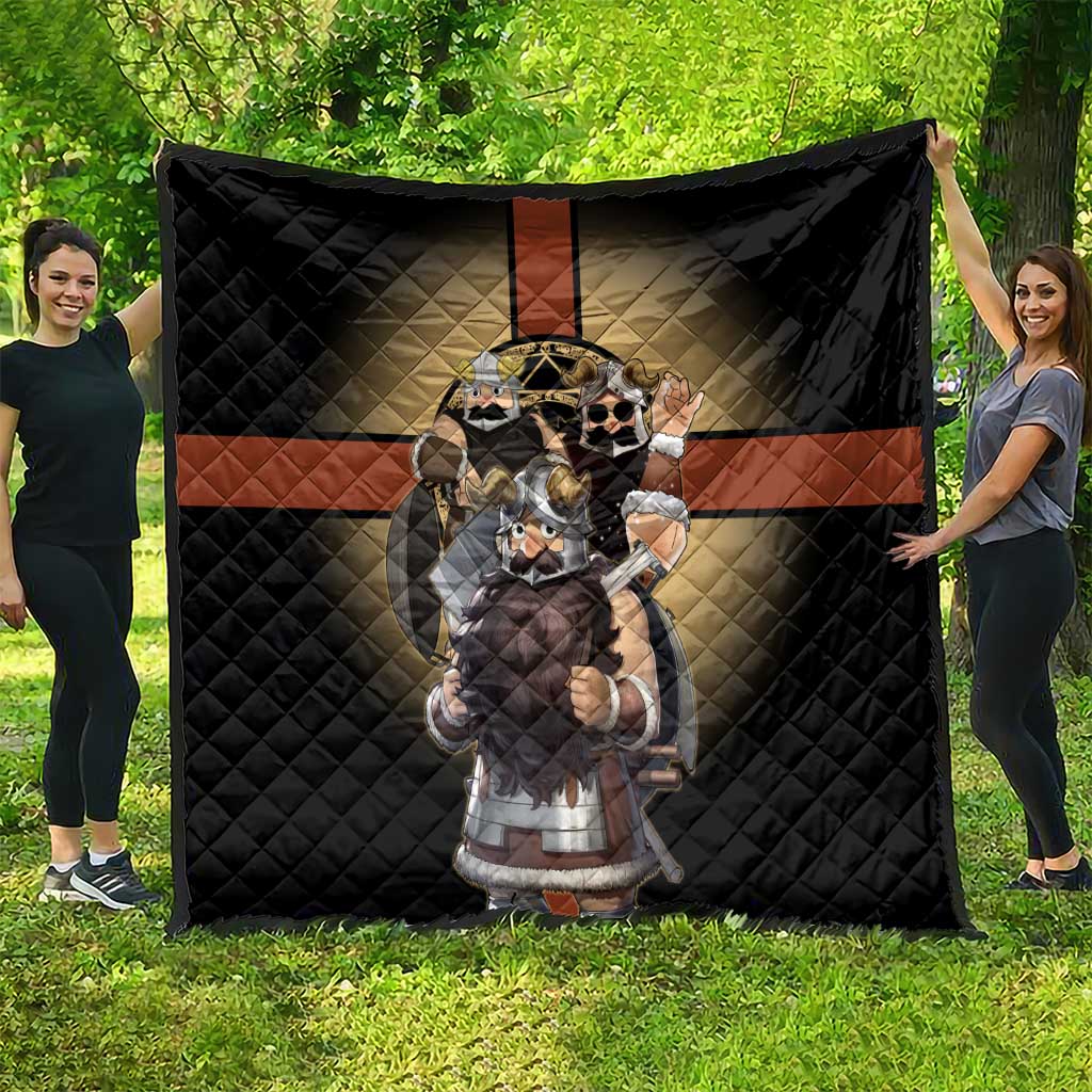 Senshi Viking Warrior Quilt Fantasy Game Art Style
