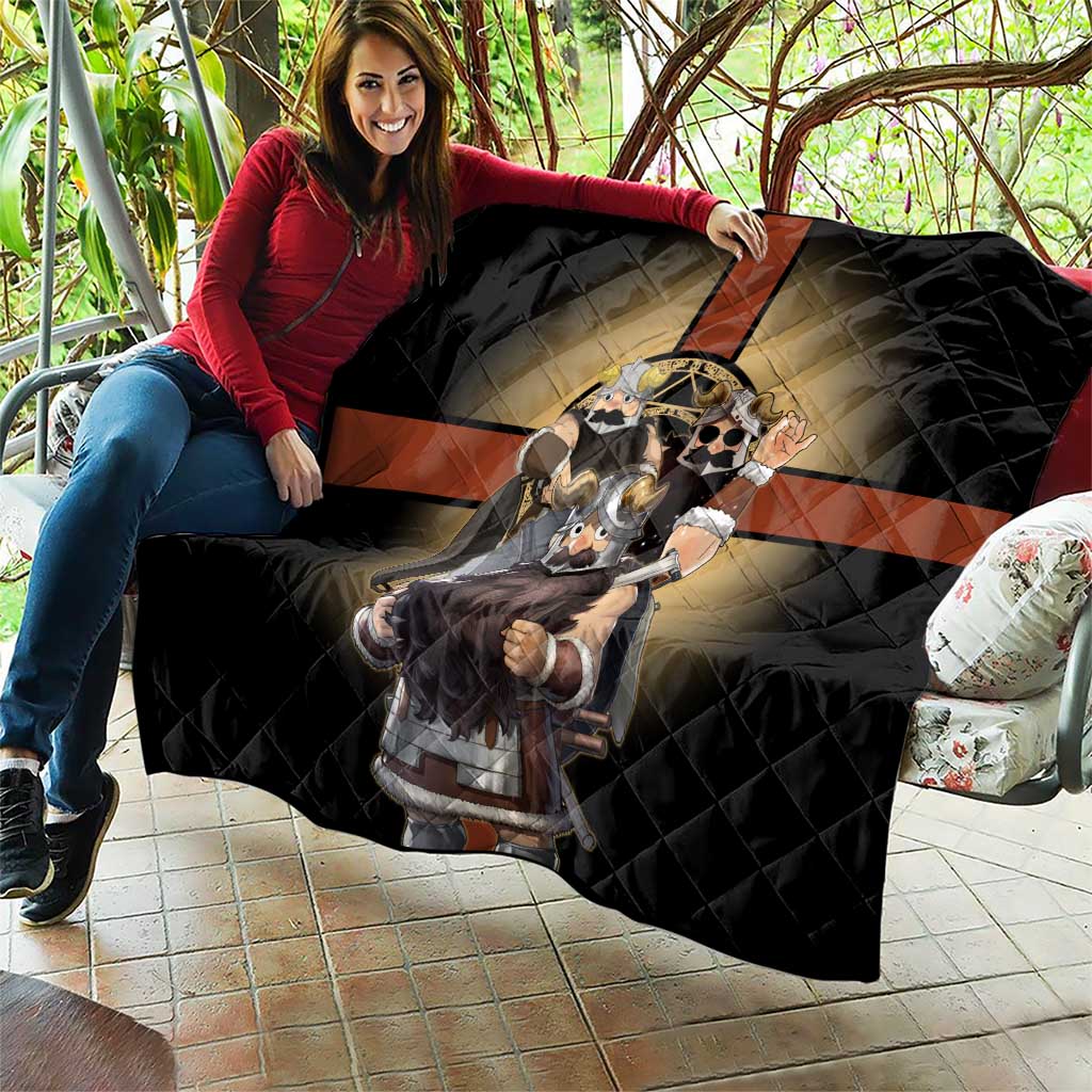Senshi Viking Warrior Quilt Fantasy Game Art Style