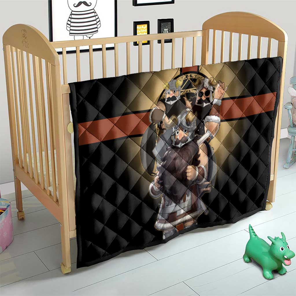 Senshi Viking Warrior Quilt Fantasy Game Art Style