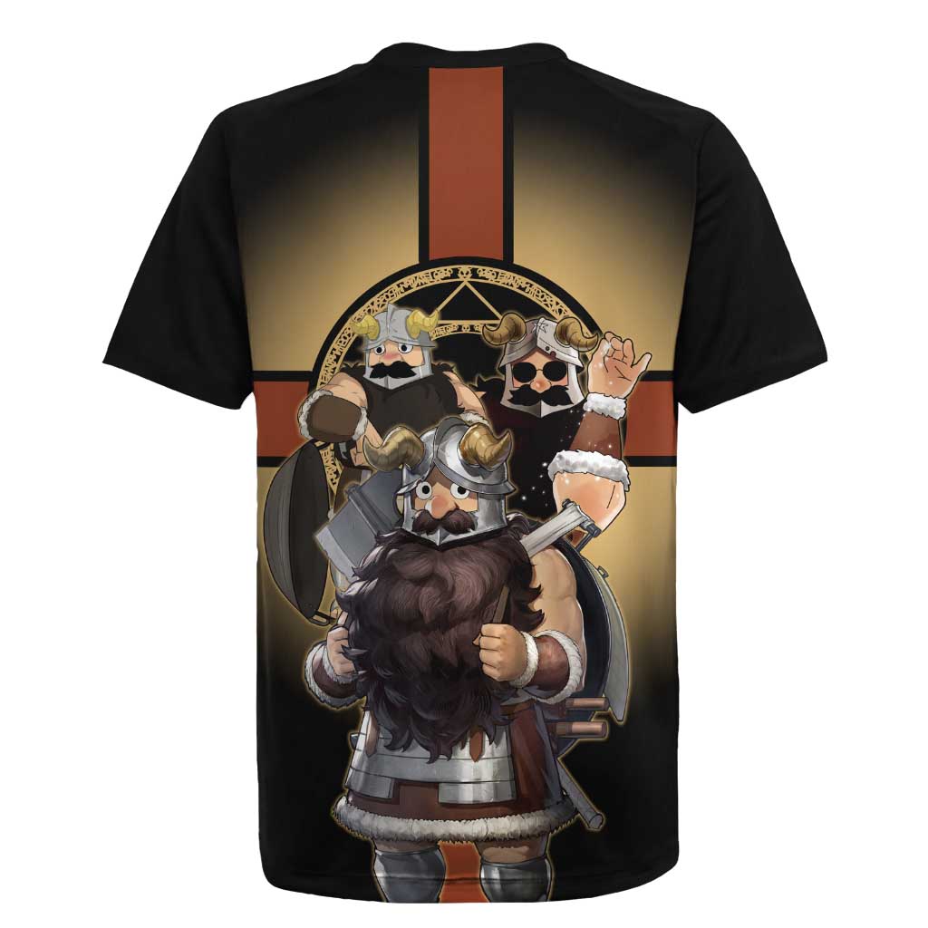 Senshi Viking Warrior Rugby Jersey Fantasy Game Art Style