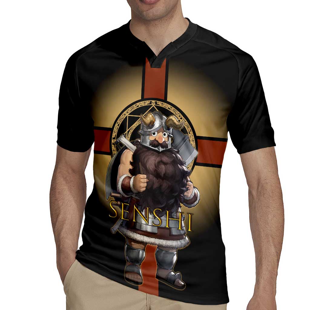 Senshi Viking Warrior Rugby Jersey Fantasy Game Art Style