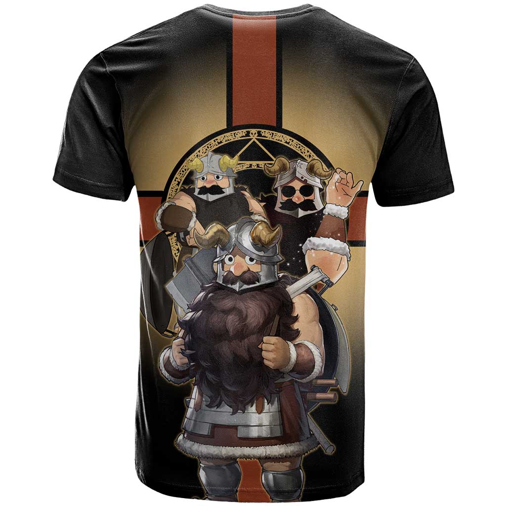 Senshi Viking Warrior T Shirt Fantasy Game Art Style