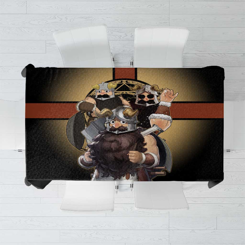 Senshi Viking Warrior Tablecloth Fantasy Game Art Style