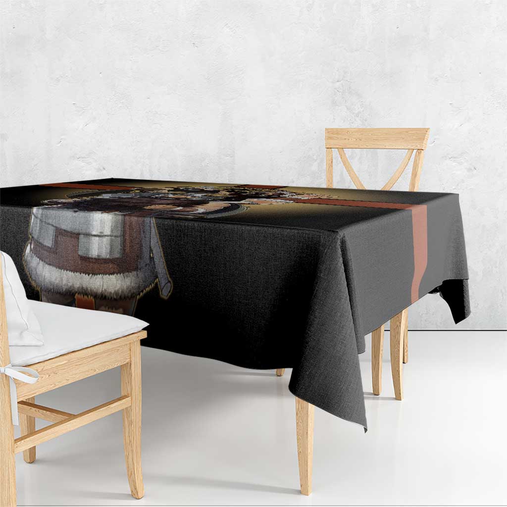 Senshi Viking Warrior Tablecloth Fantasy Game Art Style