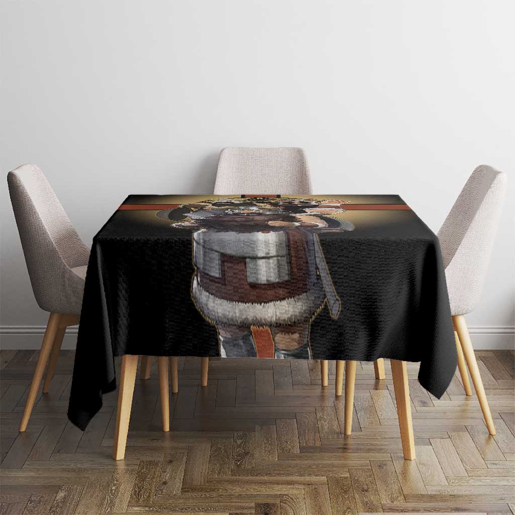 Senshi Viking Warrior Tablecloth Fantasy Game Art Style