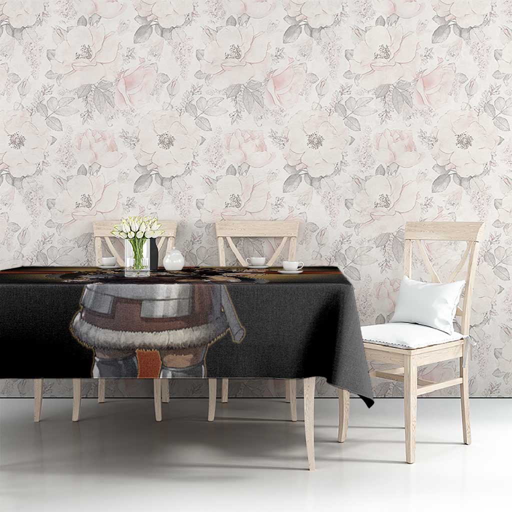 Senshi Viking Warrior Tablecloth Fantasy Game Art Style