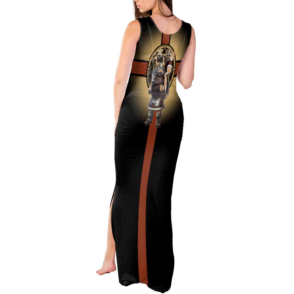 Senshi Viking Warrior Tank Maxi Dress Fantasy Game Art Style