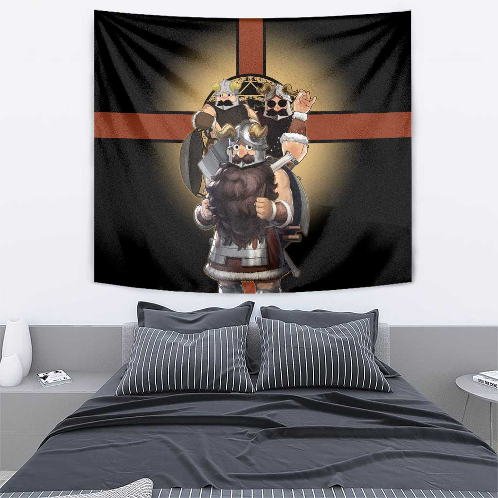 Senshi Viking Warrior Tapestry Fantasy Game Art Style