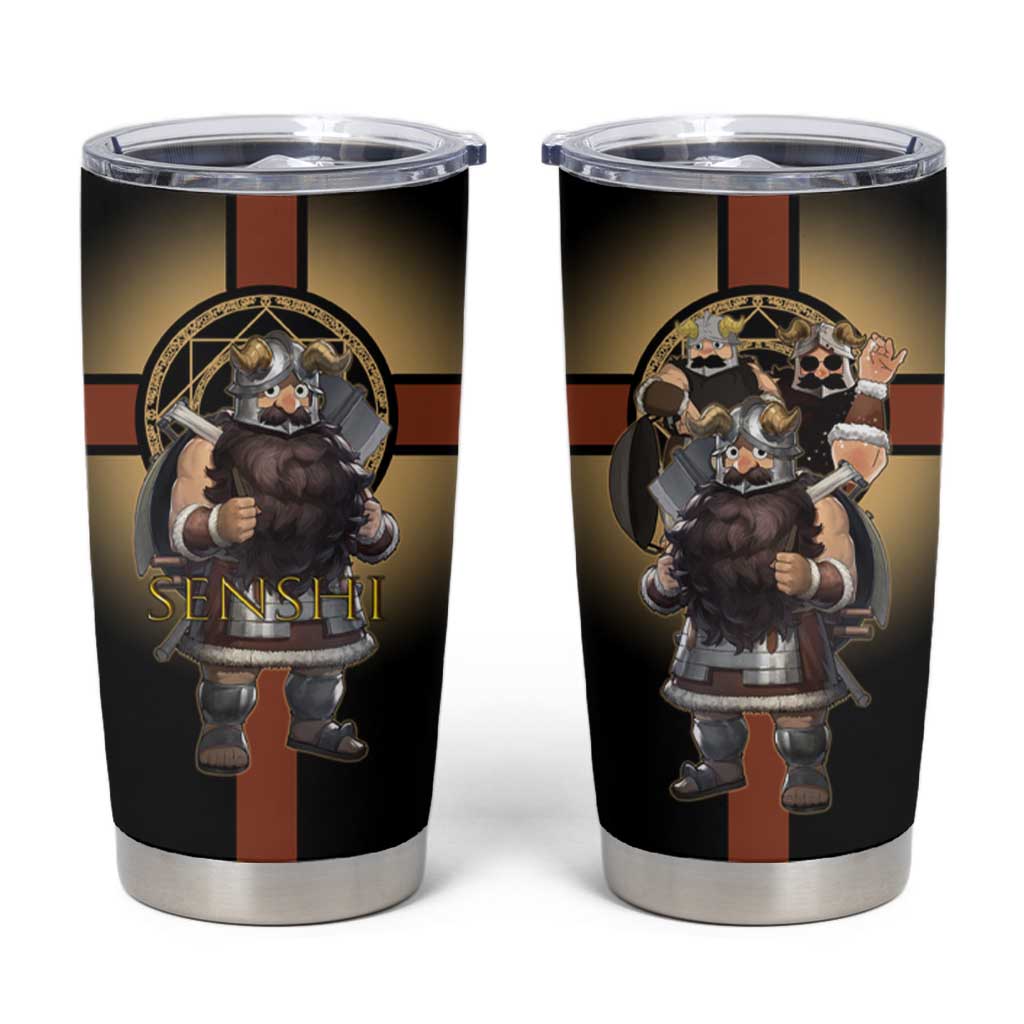 Senshi Viking Warrior Tumbler Cup Fantasy Game Art Style