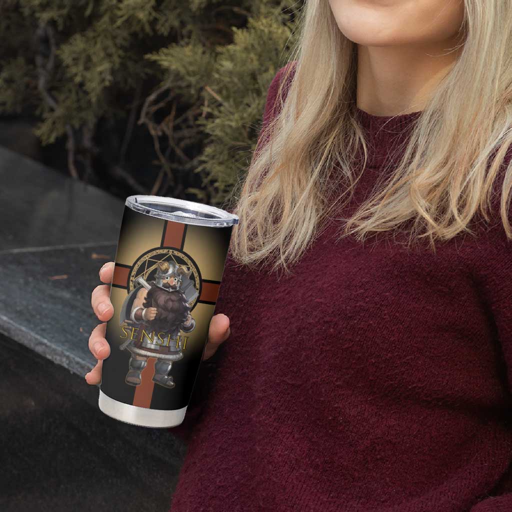Senshi Viking Warrior Tumbler Cup Fantasy Game Art Style