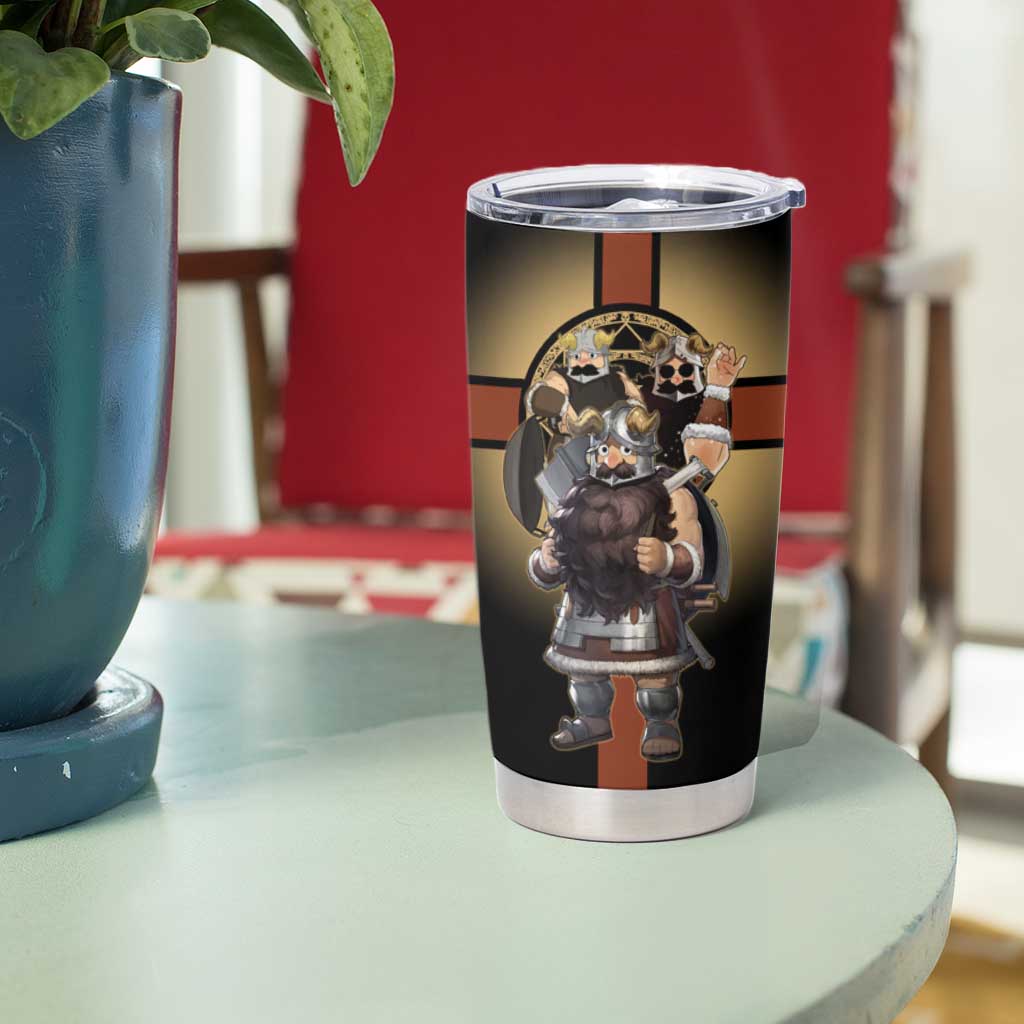 Senshi Viking Warrior Tumbler Cup Fantasy Game Art Style