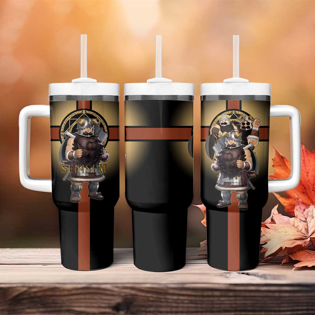 Senshi Viking Warrior Tumbler With Handle Fantasy Game Art Style