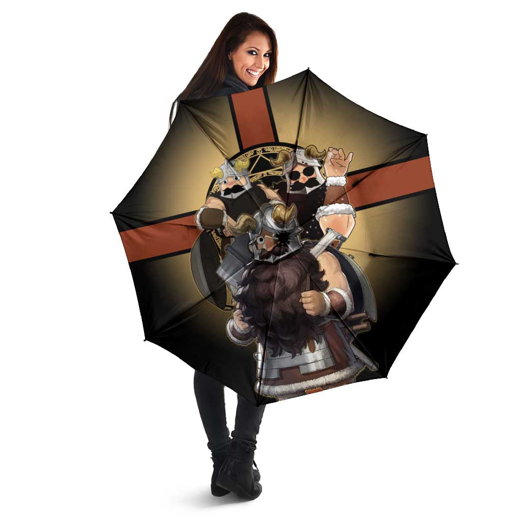 Senshi Viking Warrior Umbrella Fantasy Game Art Style