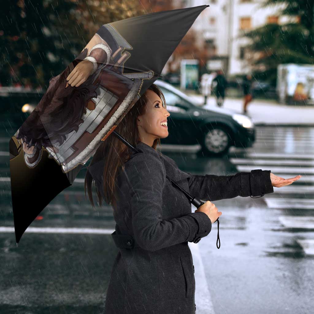 Senshi Viking Warrior Umbrella Fantasy Game Art Style