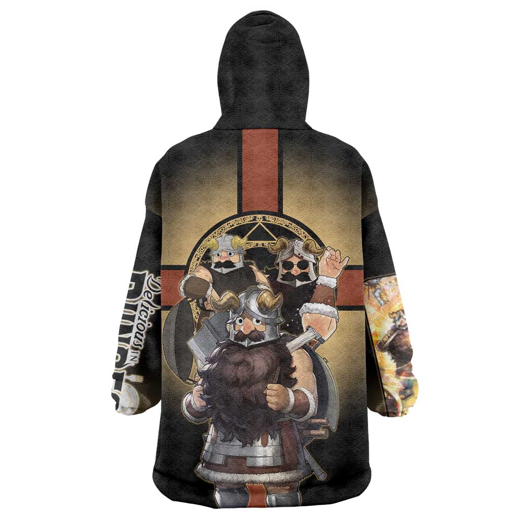 Senshi Viking Warrior Wearable Blanket Hoodie Fantasy Game Art Style