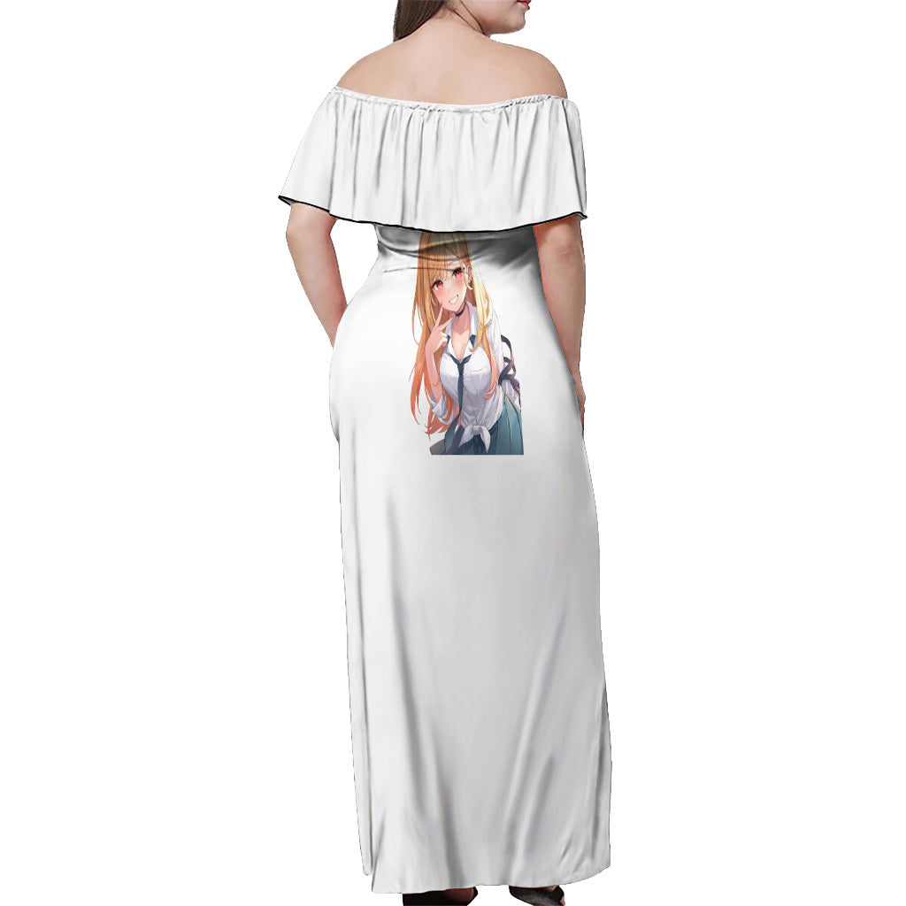 Marin Kitagawa Off Shoulder Maxi Dress