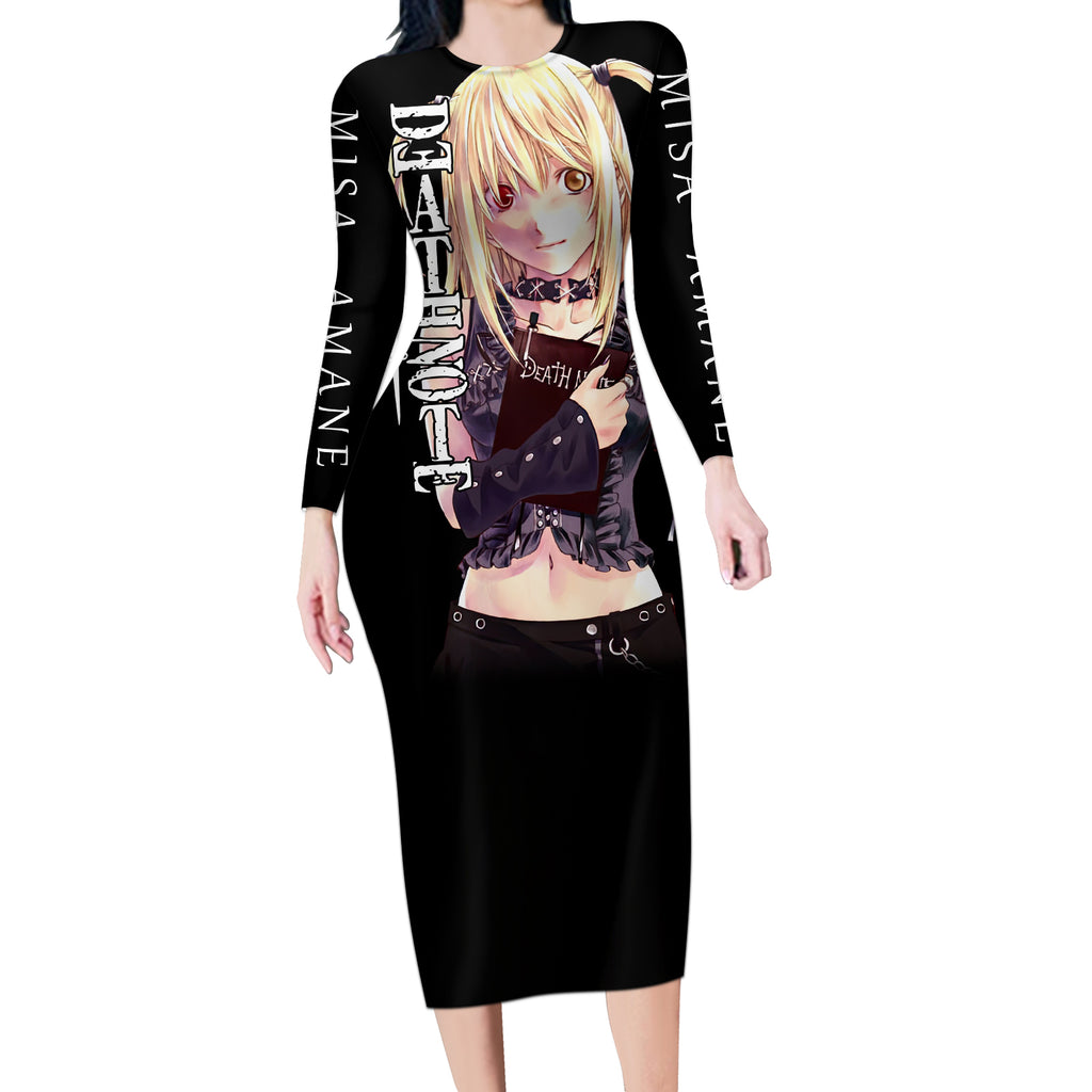 Misa Amane Long Sleeve Bodycon Dress