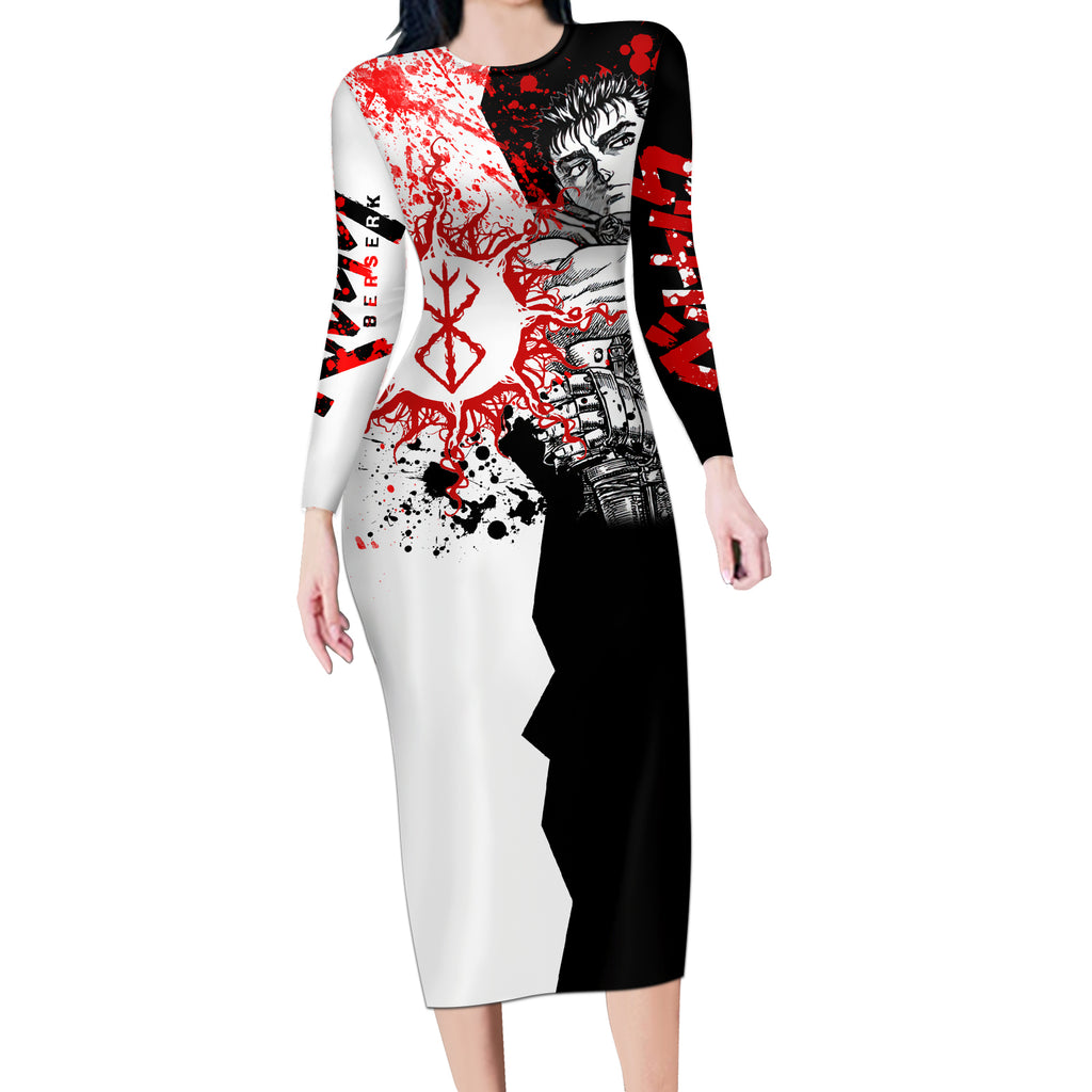 Guts - Perfect Gift Idea Long Sleeve Bodycon Dress