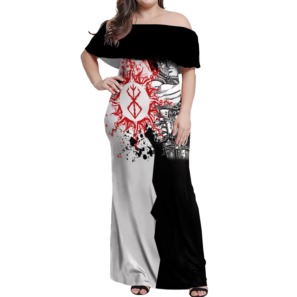 Guts - Perfect Gift Idea Off Shoulder Maxi Dress