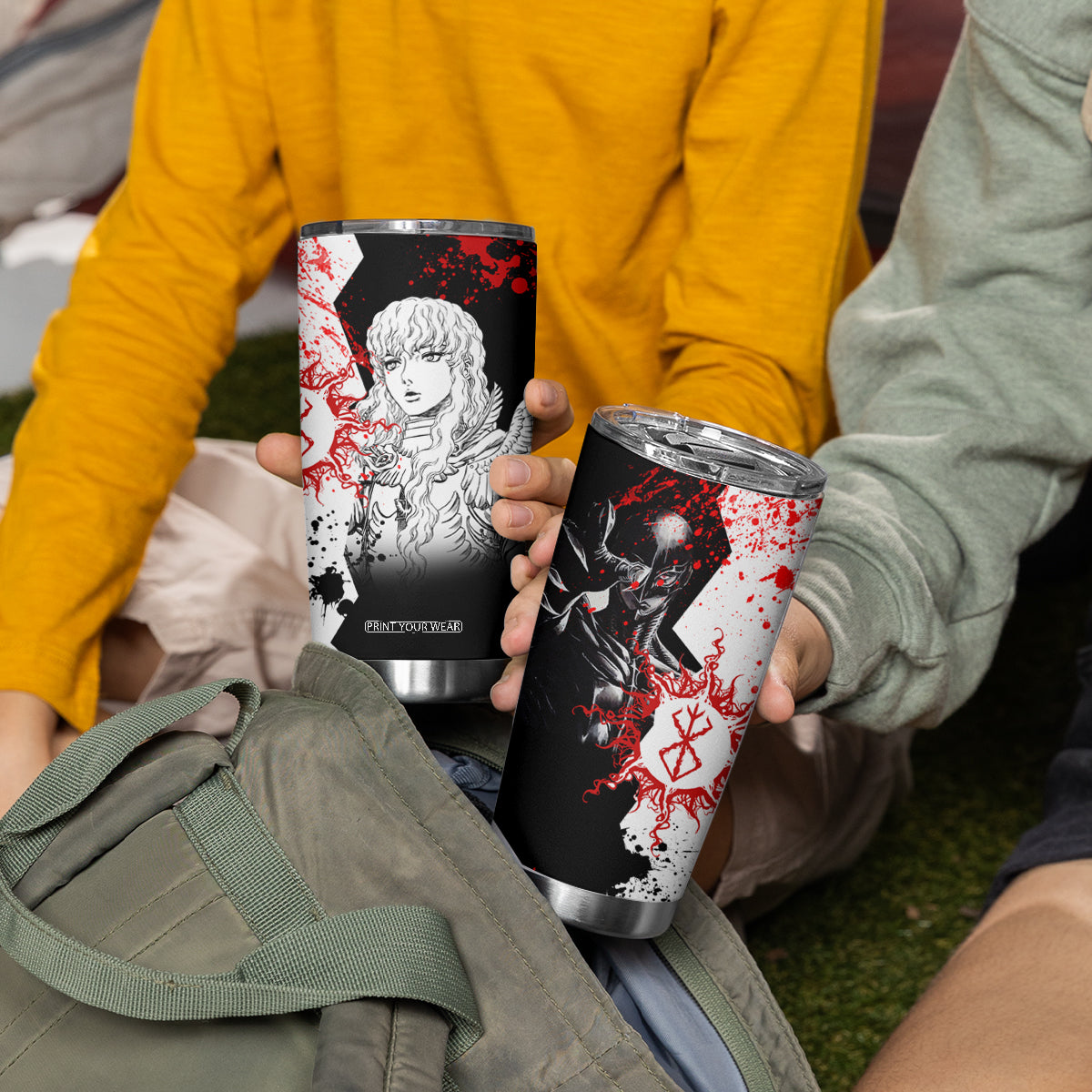Griffith - Grunge Black And White Tumbler Cup