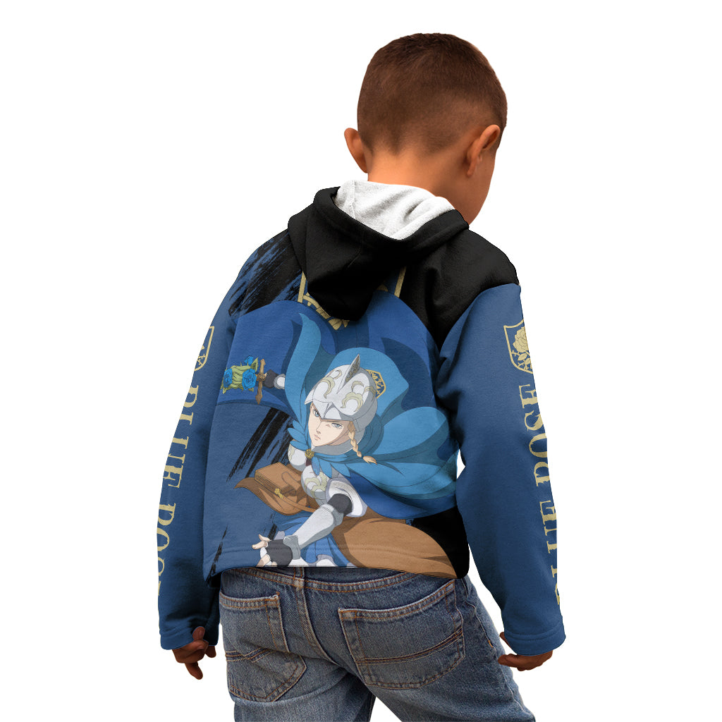 Blue Rose Charlotte Roselei Kid Hoodie Black Clover