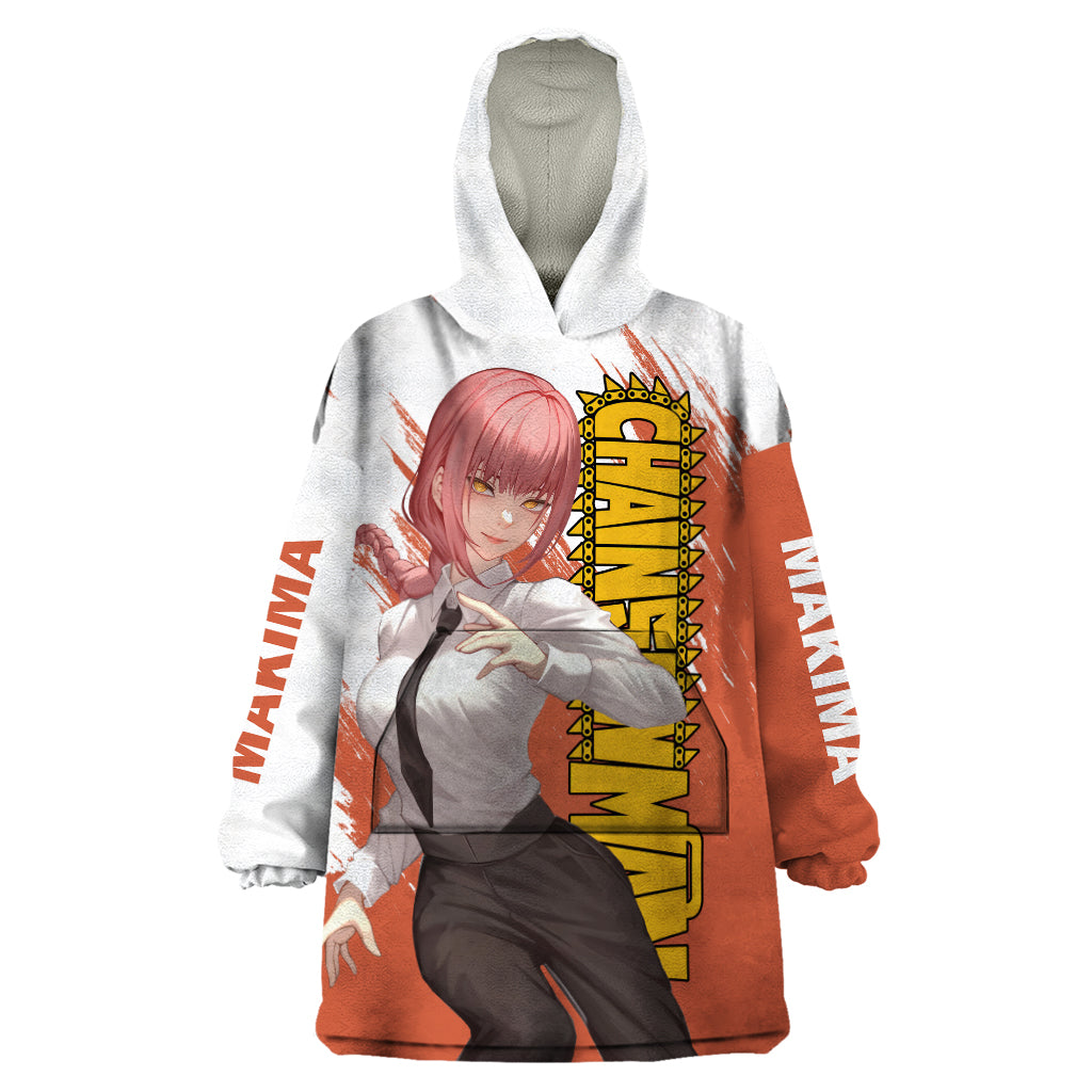 Makima Wearable Blanket Hoodie Chainsaw Man