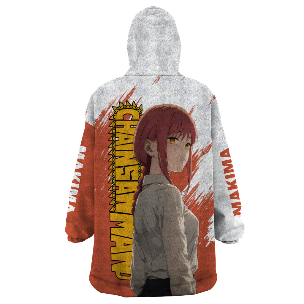 Makima Wearable Blanket Hoodie Chainsaw Man