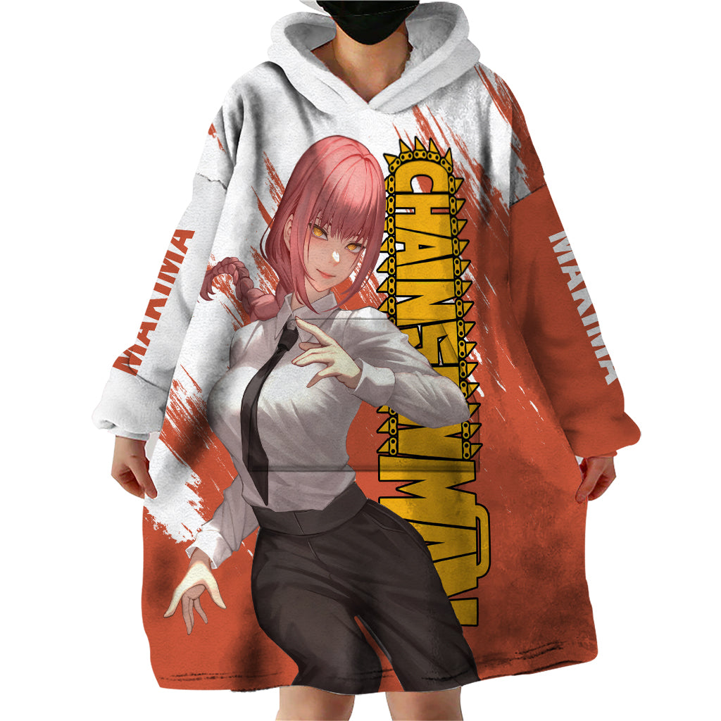 Makima Wearable Blanket Hoodie Chainsaw Man