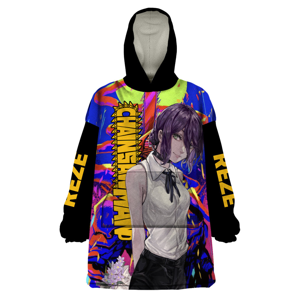 Reze Wearable Blanket Hoodie Chainsaw Man