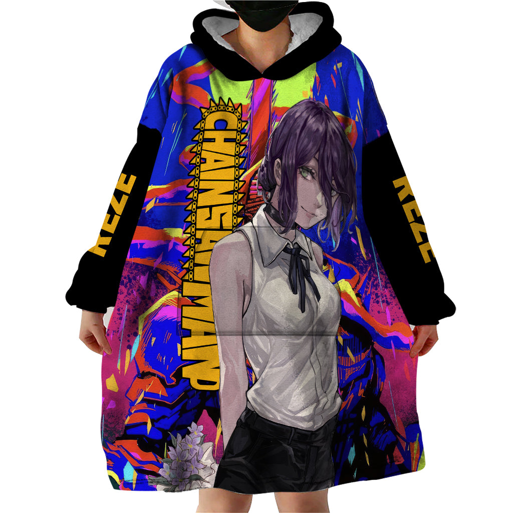 Reze Wearable Blanket Hoodie Chainsaw Man