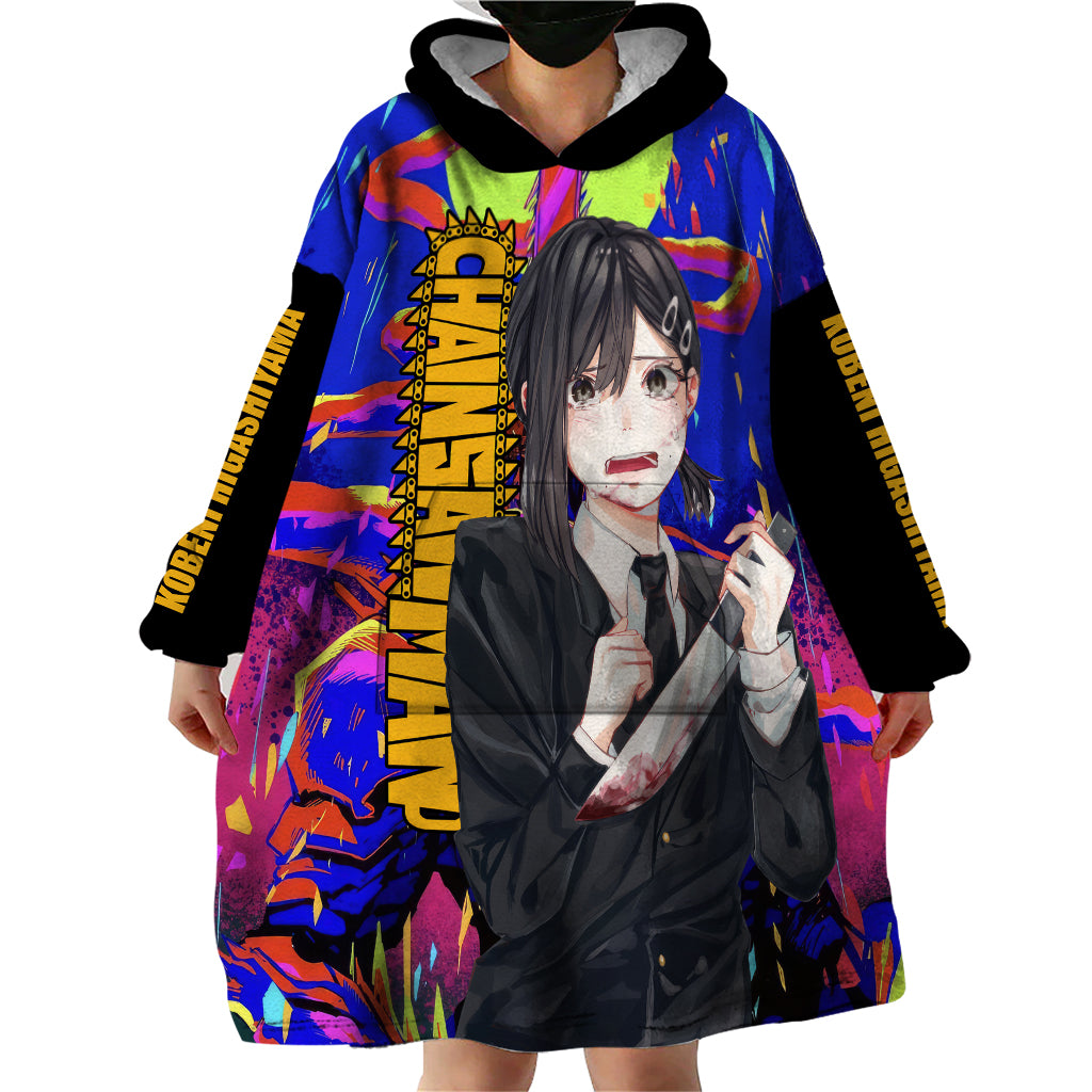 Kobeni Higashiyama Wearable Blanket Hoodie Chainsaw Man