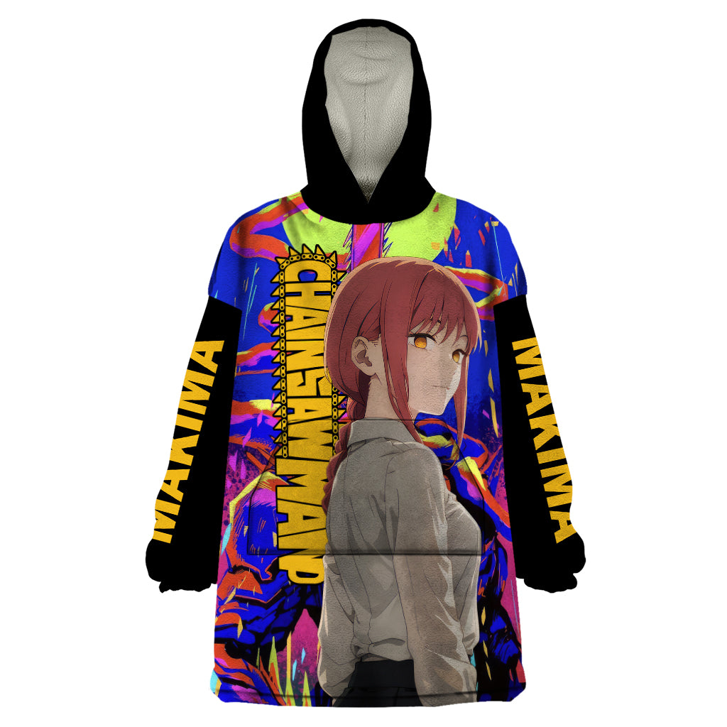 Makima Wearable Blanket Hoodie Chainsaw Man