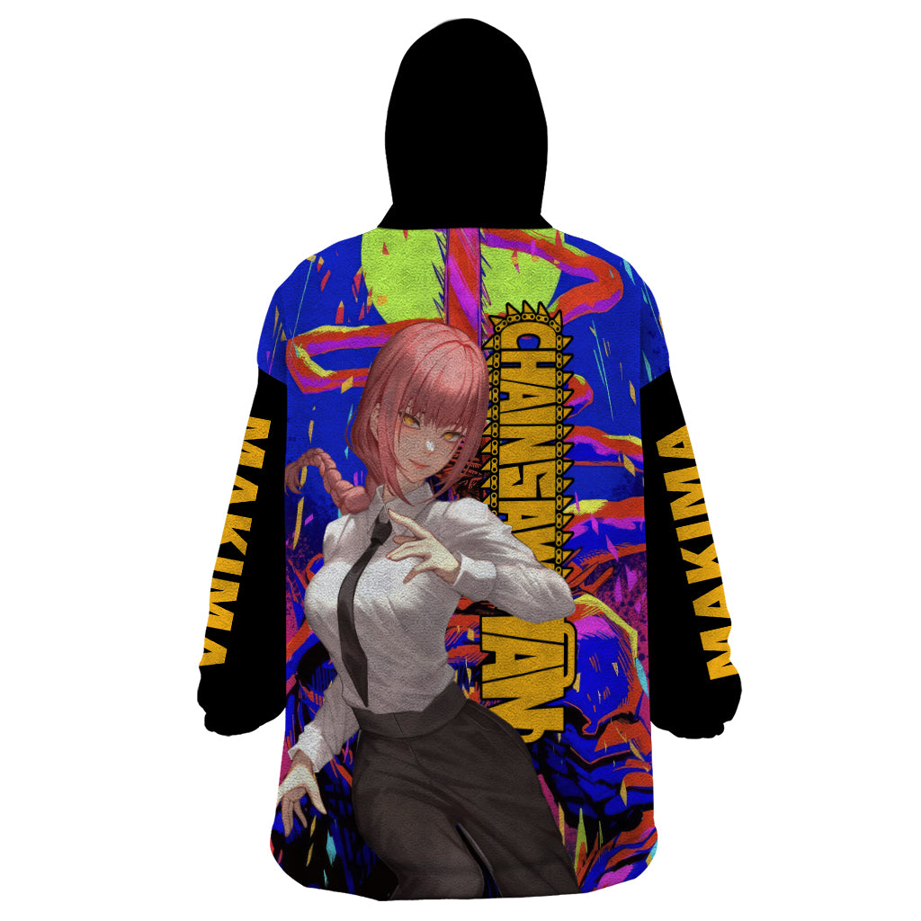 Makima Wearable Blanket Hoodie Chainsaw Man
