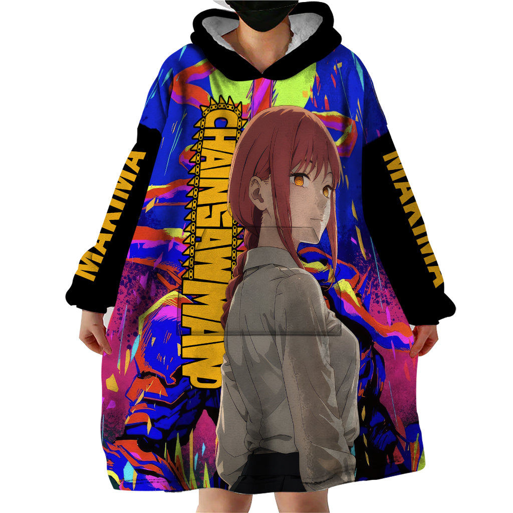 Makima Wearable Blanket Hoodie Chainsaw Man