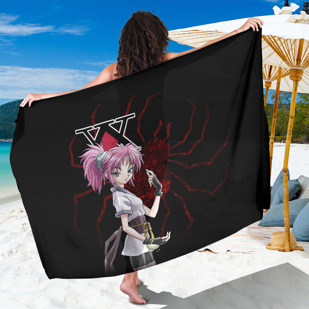 Machi Komacine Phantom Troupe Hunter X Hunter Sarong Anime Style