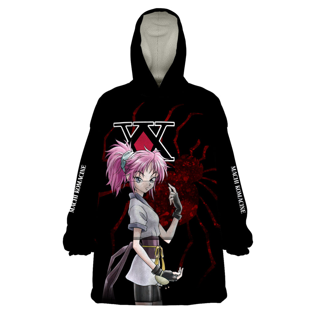 Machi Komacine Phantom Troupe Hunter X Hunter Wearable Blanket Hoodie Anime Style