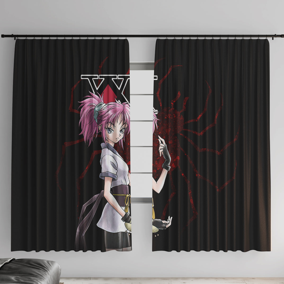Machi Komacine Phantom Troupe Hunter X Hunter Window Curtain Anime Style