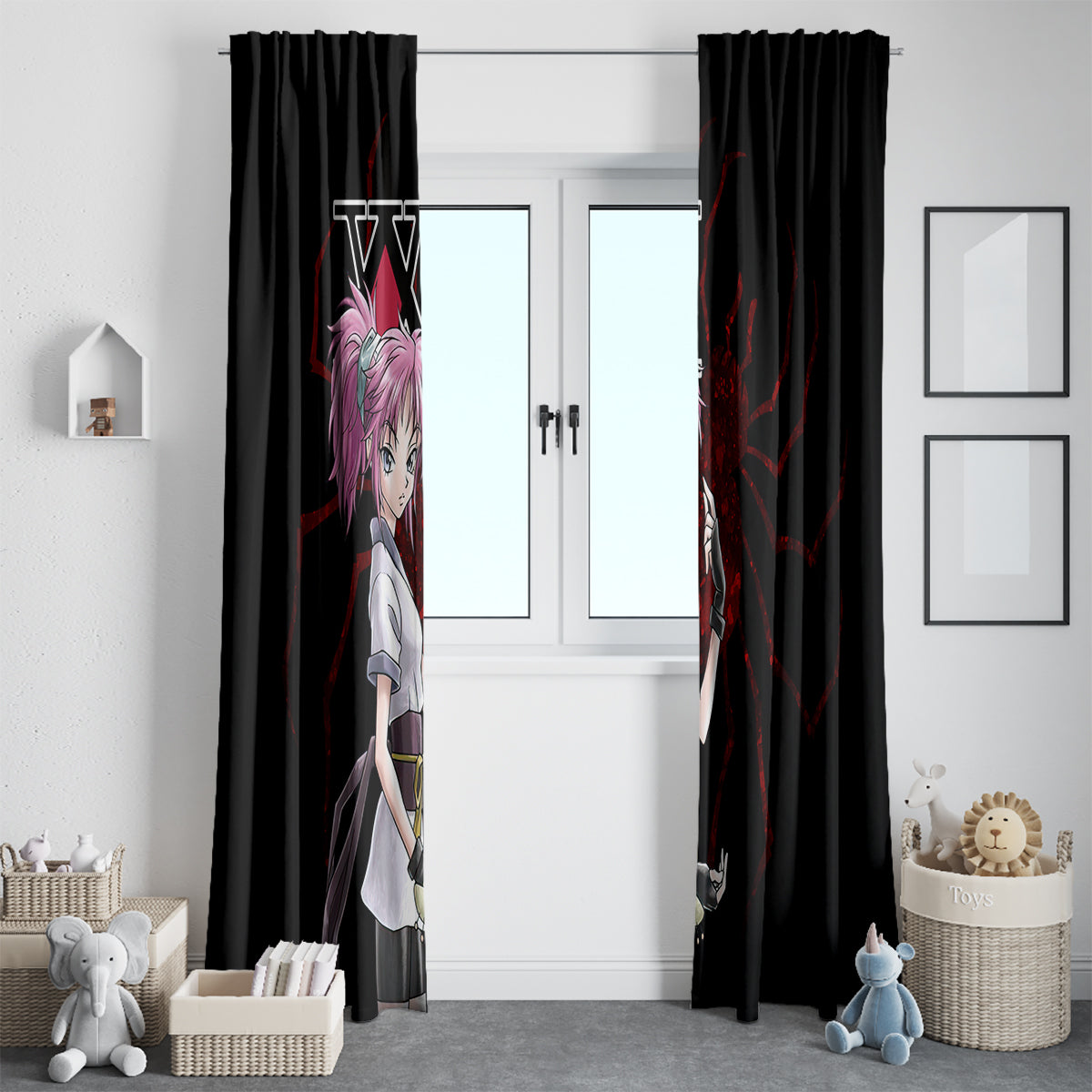 Machi Komacine Phantom Troupe Hunter X Hunter Window Curtain Anime Style