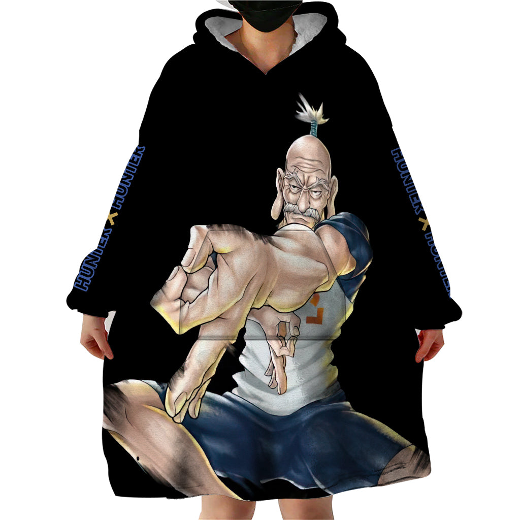 Netero Isaac - Hunter X Hunter Wearable Blanket Hoodie Anime Style