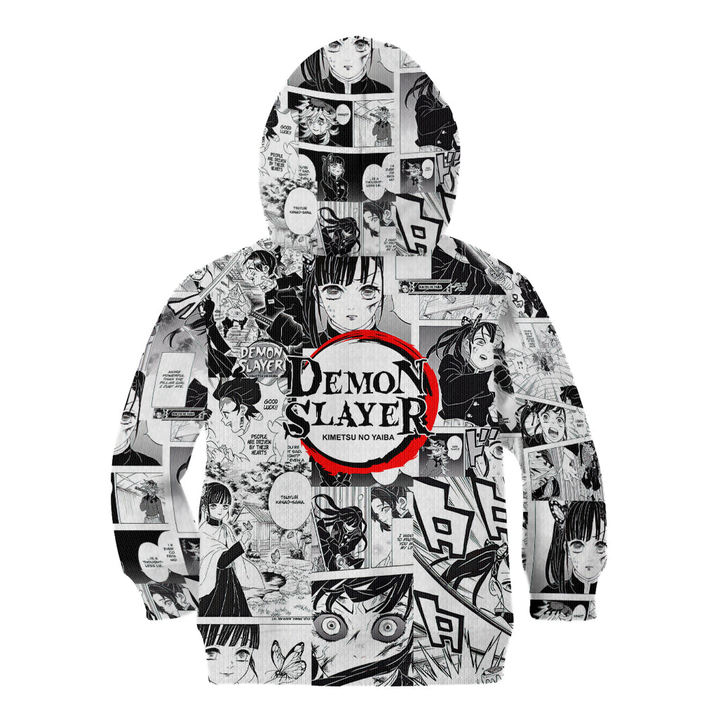 Kanao Tsuyuri Demon Slayer Kid Hoodie Anime Mix Manga Style