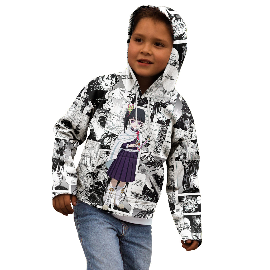 Kanao Tsuyuri Demon Slayer Kid Hoodie Anime Mix Manga Style