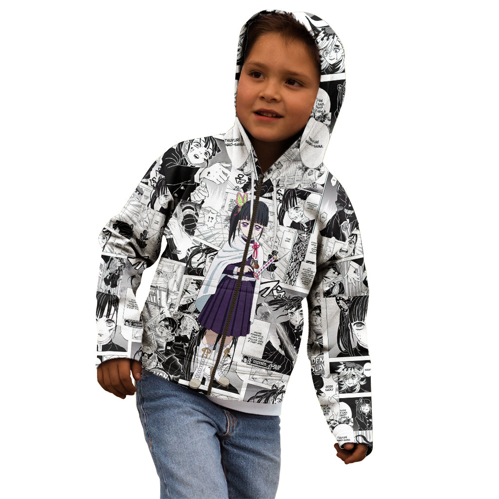 Kanao Tsuyuri Demon Slayer Kid Hoodie Anime Mix Manga Style