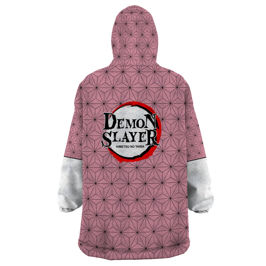 Kimetsu Nezuko Demon Slayer Wearable Blanket Hoodie Anime Funny Style