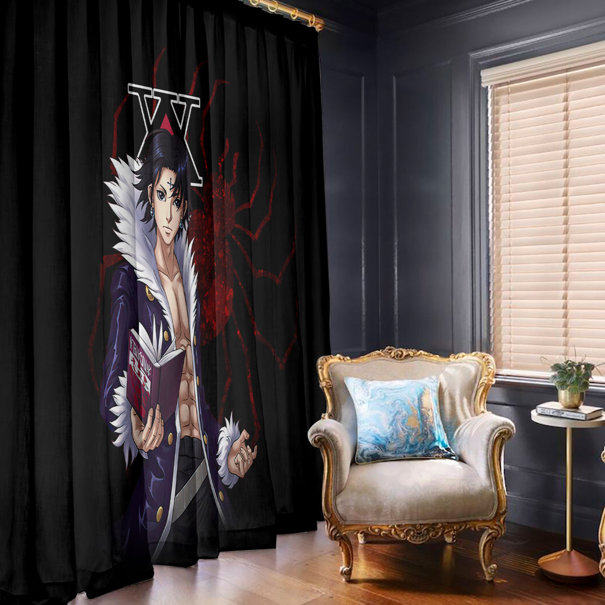 Chrollo Lucilfer Phantom Troupe Window Curtain Hunter X Hunter - Anime Style