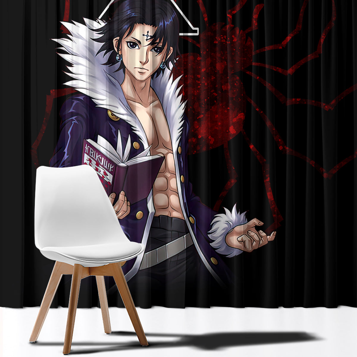 Chrollo Lucilfer Phantom Troupe Window Curtain Hunter X Hunter - Anime Style