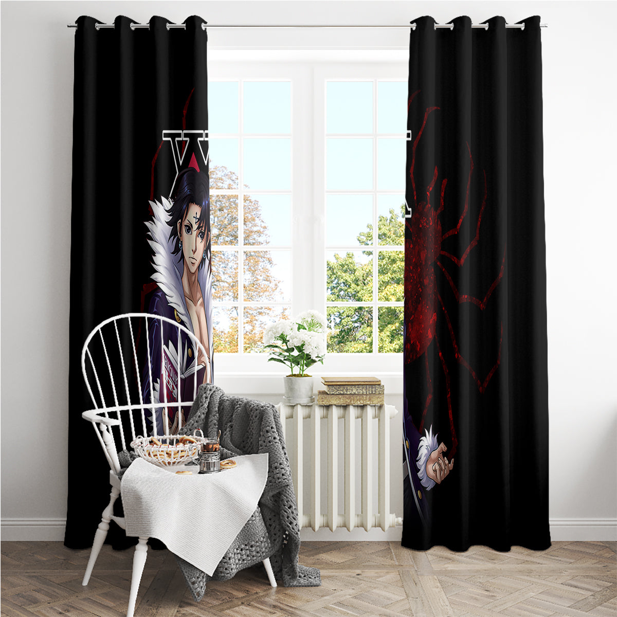 Chrollo Lucilfer Phantom Troupe Window Curtain Hunter X Hunter - Anime Style