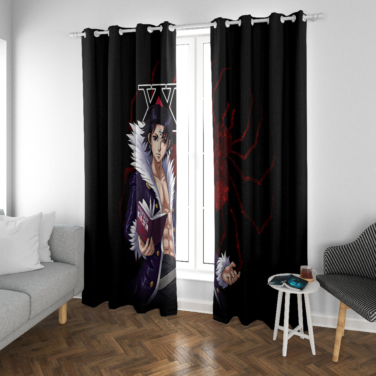 Chrollo Lucilfer Phantom Troupe Window Curtain Hunter X Hunter - Anime Style