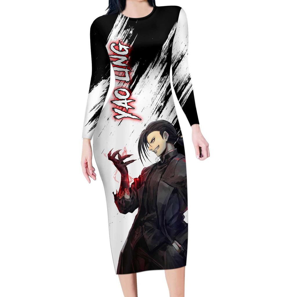 Yao Ling - Fullmetal Alchemist Long Sleeve Bodycon Dress Anime Style