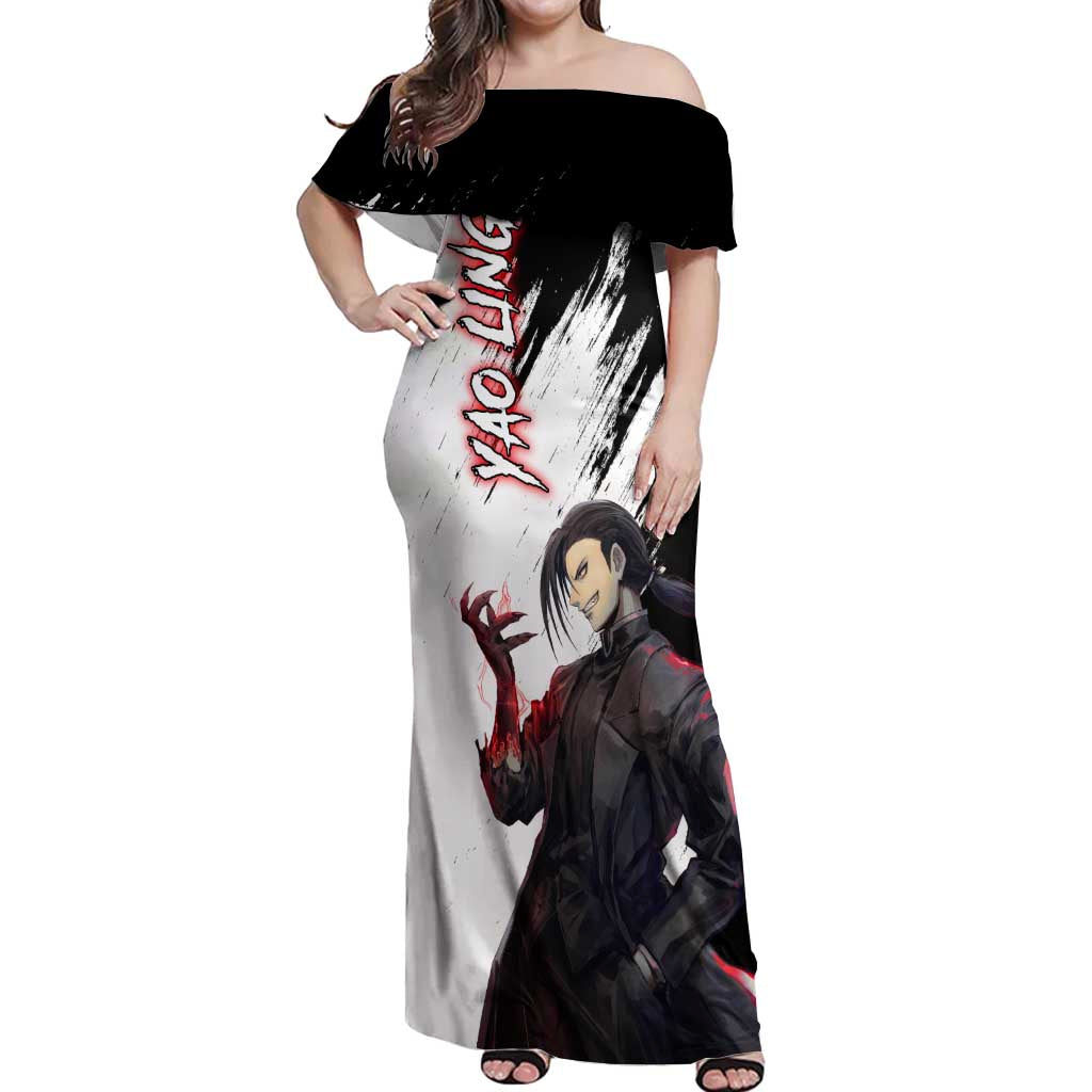 Yao Ling - Fullmetal Alchemist Off Shoulder Maxi Dress Anime Style