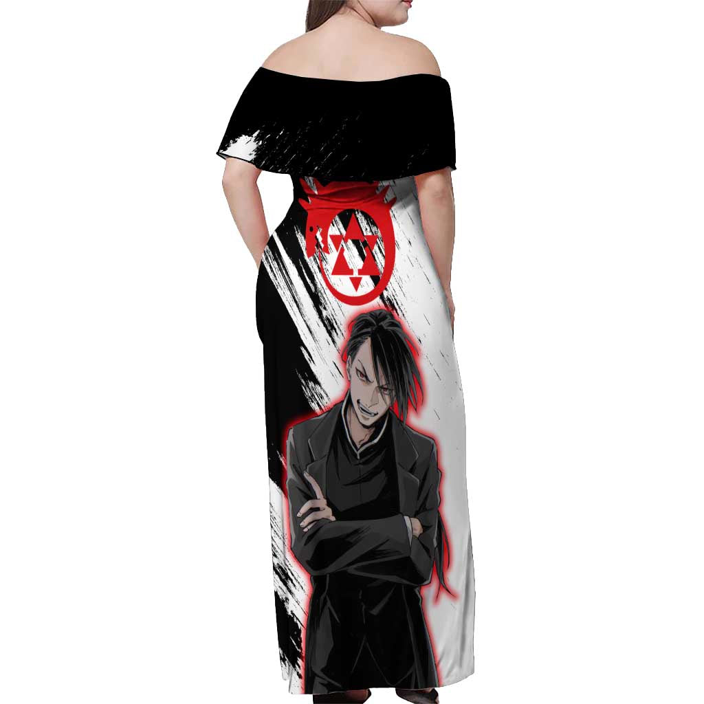 Yao Ling - Fullmetal Alchemist Off Shoulder Maxi Dress Anime Style